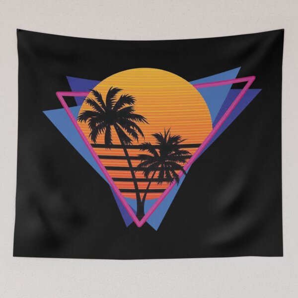 Item preview, 80's Retro Sunset Island designed and sold by KavishJ.