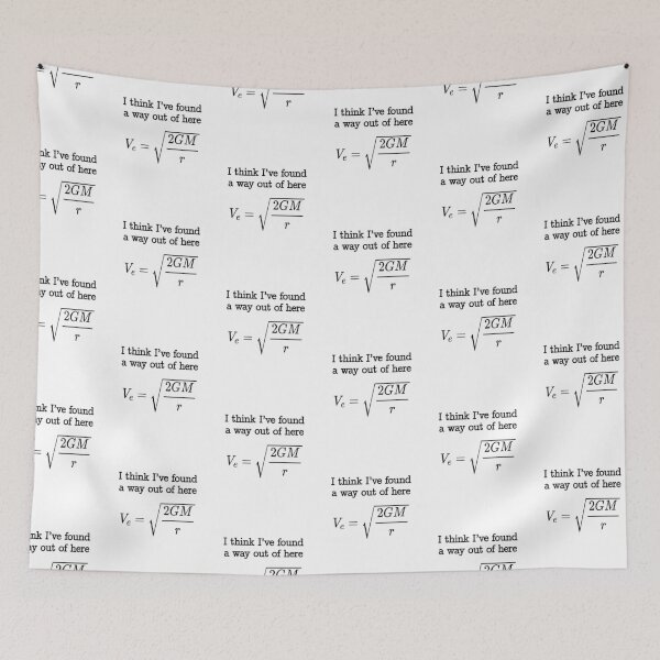 Item preview, Escape Velocity Gravity Physics Mechanics Student Teacher Gift designed and sold by Trader-Style.