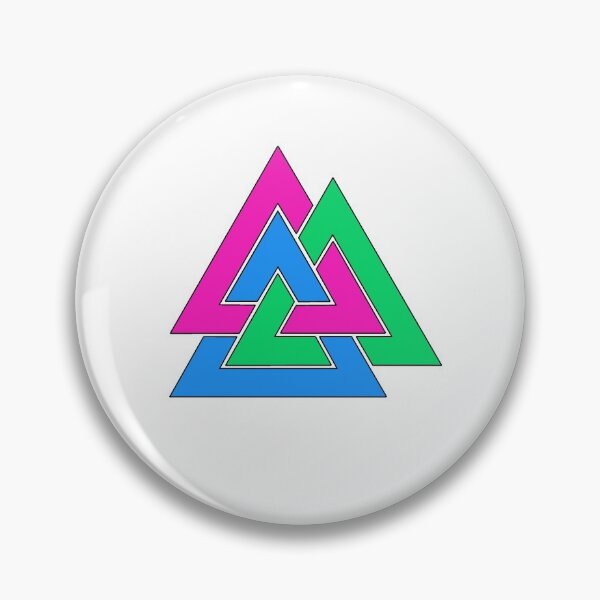 Item preview, Polysexual Viking Valknut designed and sold by hereticbassist.