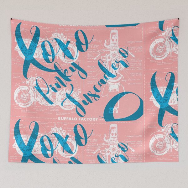 Item preview, Buffalo Factory- XOXO Pinky Motorcycle Diagram designed and sold by buffalofactory.