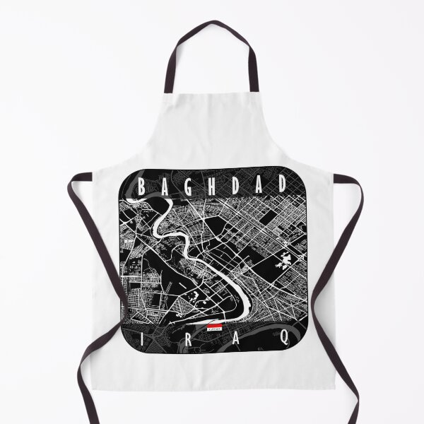 Item preview, Baghdad Map Iraq designed and sold by hatimelhag.