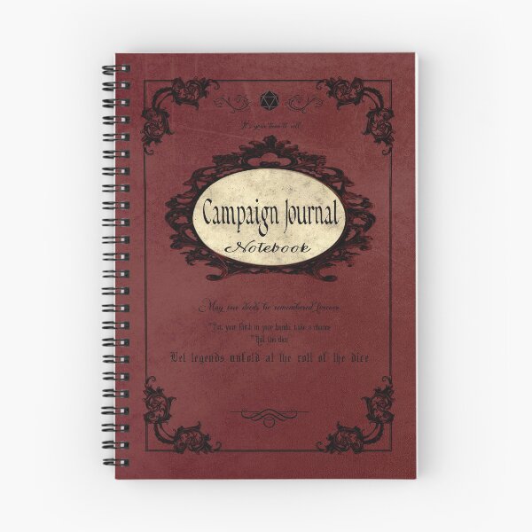 Item preview, Antique DnD Campaign Journal designed and sold by PatternTree.