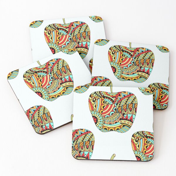 Item preview, mandala apple flower abstract boho art  designed and sold by Ami store.