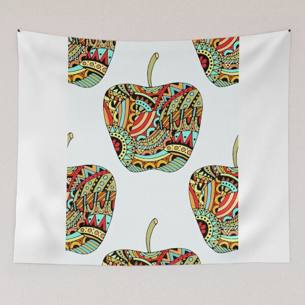 Item preview, mandala apple flower abstract boho art  designed and sold by Ami store.
