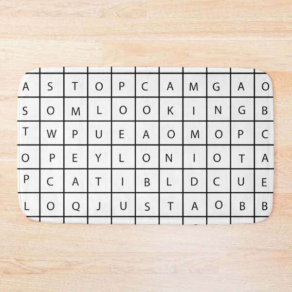 Item preview, Stop Looking WordPuzzle designed and sold by mattpanta.
