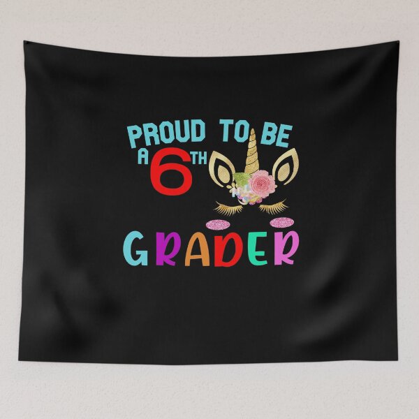 Item preview, Proud to be a 6th Grader-Hello 6 th Grade-Grade 6 Here I Come-Back to School 6TH Graders designed and sold by DiensDesign.