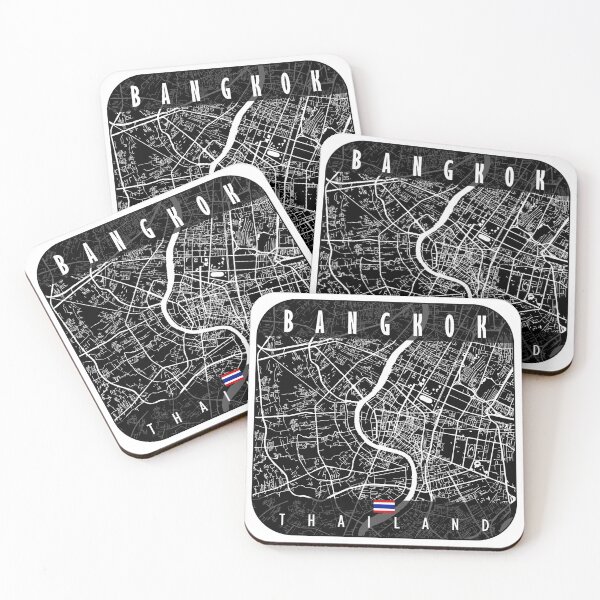 Item preview, Bangkok Map Thailand designed and sold by hatimelhag.