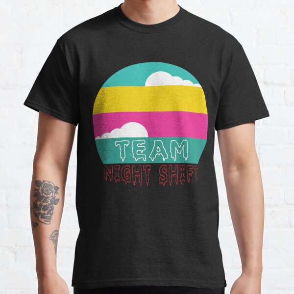 Team Night Shift Print Short Sleeve T-shirt