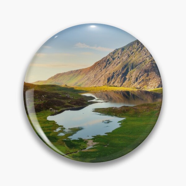 Item preview, Pen yr Ole Wen and Llyn Idwal taken from Devil's kitchen at sunset, North Wales designed and sold by Victoria Ashman.