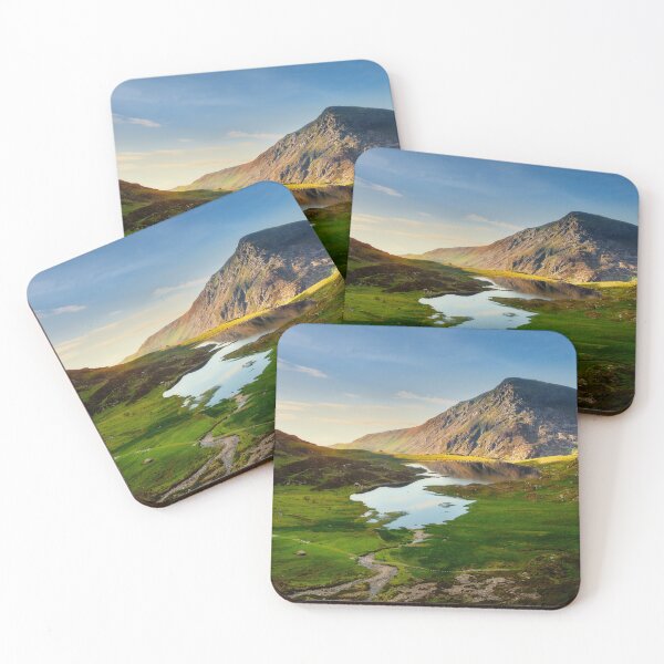 Item preview, Pen yr Ole Wen and Llyn Idwal taken from Devil's kitchen at sunset, North Wales designed and sold by Victoria Ashman.