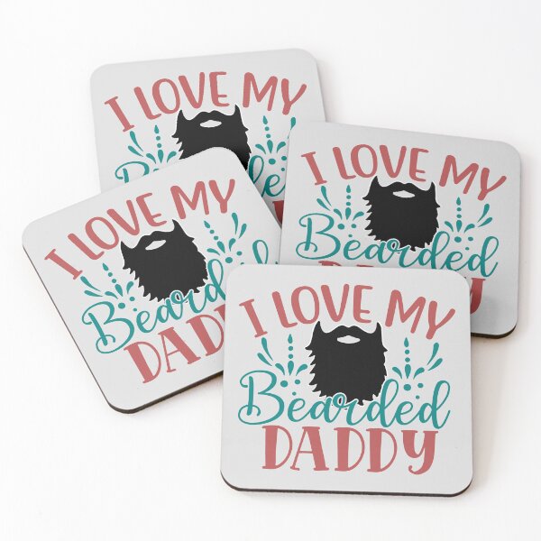 Item preview, I Love My Bearded Daddy designed and sold by Gevover.