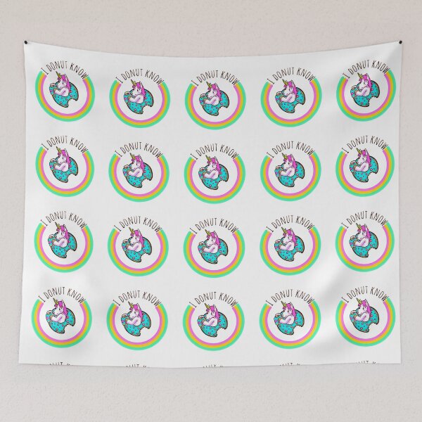 Item preview, "Who likes Unicorns, Rainbows, and Donuts? Oh I Donut Know... Everybody !" designed and sold by bohokitty.