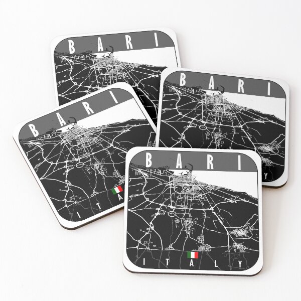 Item preview, Bari Map Italy designed and sold by hatimelhag.