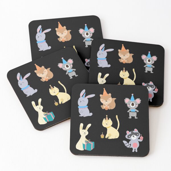 Item preview, pack animals birthdays designed and sold by ModernTableLegs.