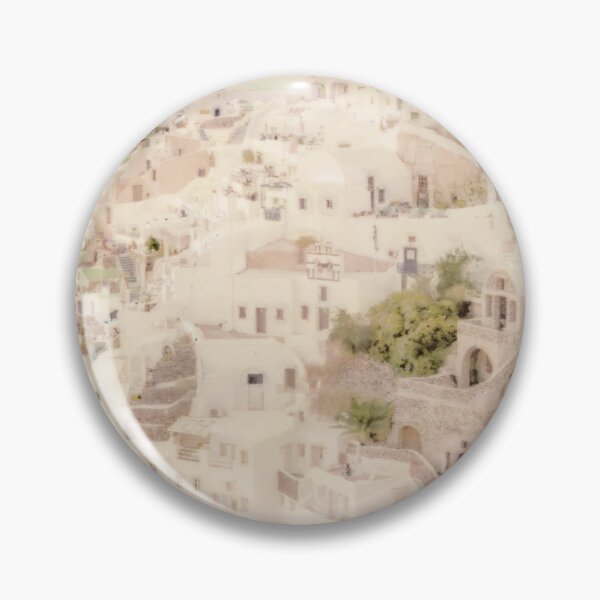Item preview, Santorini Greek Island Painting From An Old Vintage Photograph designed and sold by IZiets.