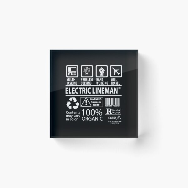 Item preview, Electric Lineman T Shirt - Multitasking Job Gift Item Tee designed and sold by hinettiker.