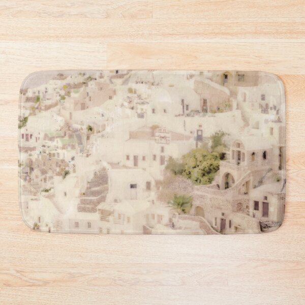 Item preview, Santorini Greek Island Painting From An Old Vintage Photograph designed and sold by IZiets.