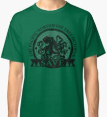 Camiseta clásica Guarde el pulpo del árbol del noroeste pacífico