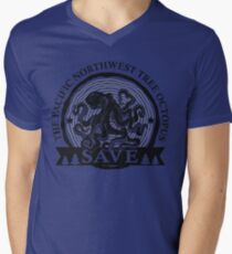 Save the Pacific Northwest Tree Octopus Men's V-Neck T-Shirt