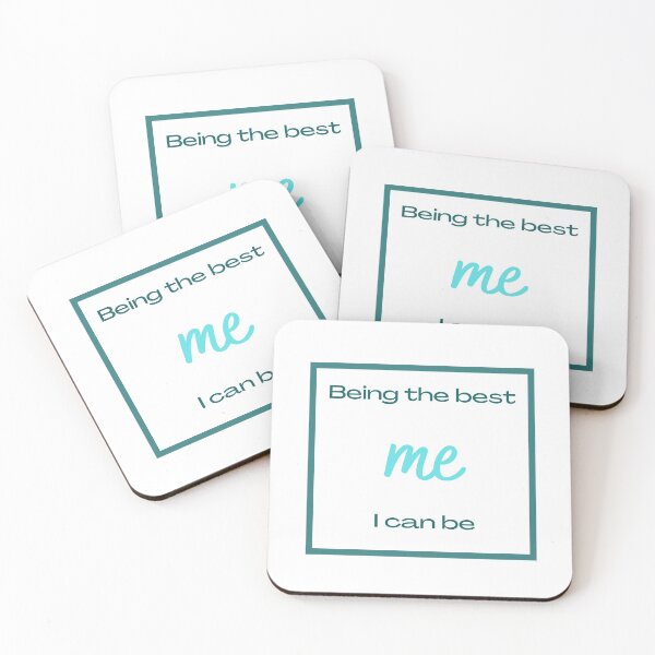 Item preview, Being the best me i can be (blue, white) designed and sold by zav2001.