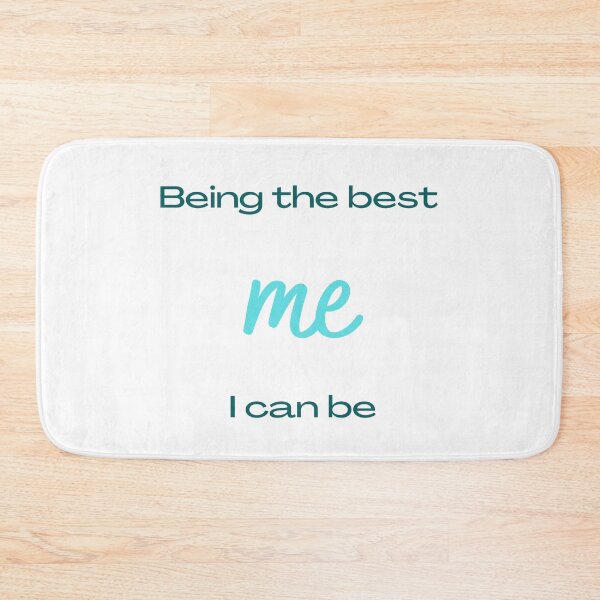 Item preview, Being the best me i can be (blue, white) designed and sold by zav2001.
