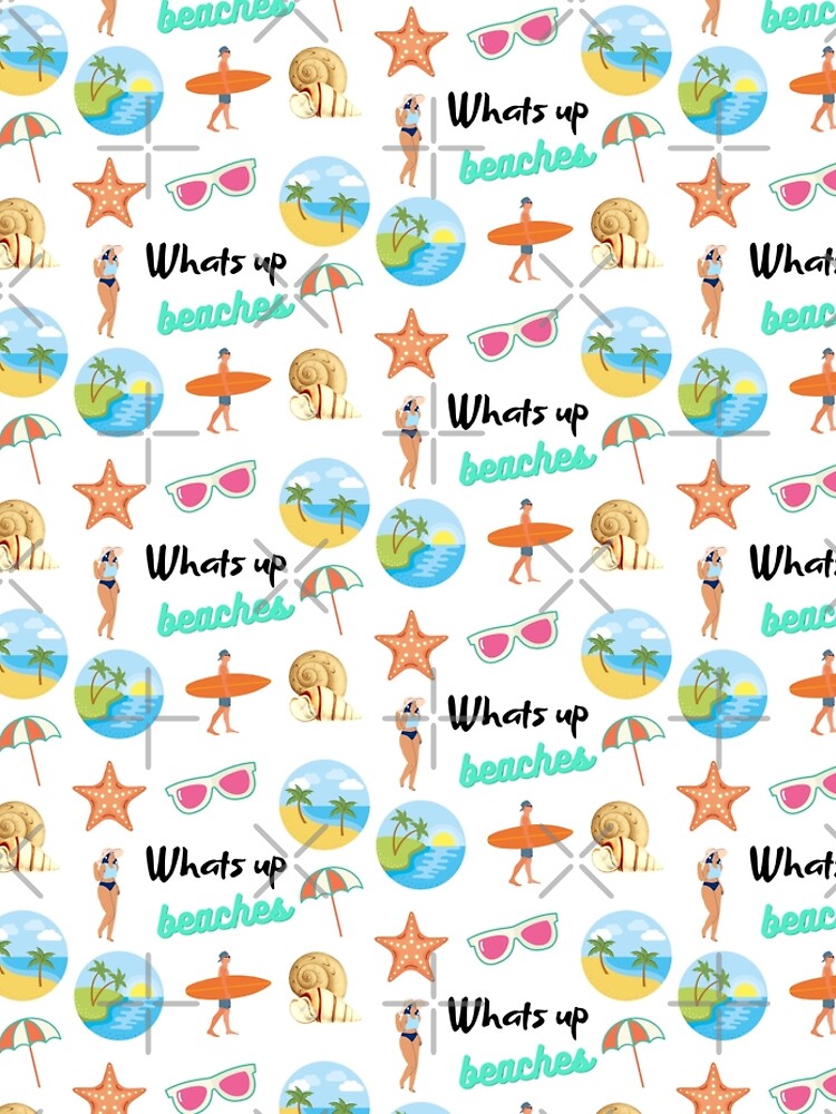 Disover Whats Up Beaches Sticker Pack Leggings