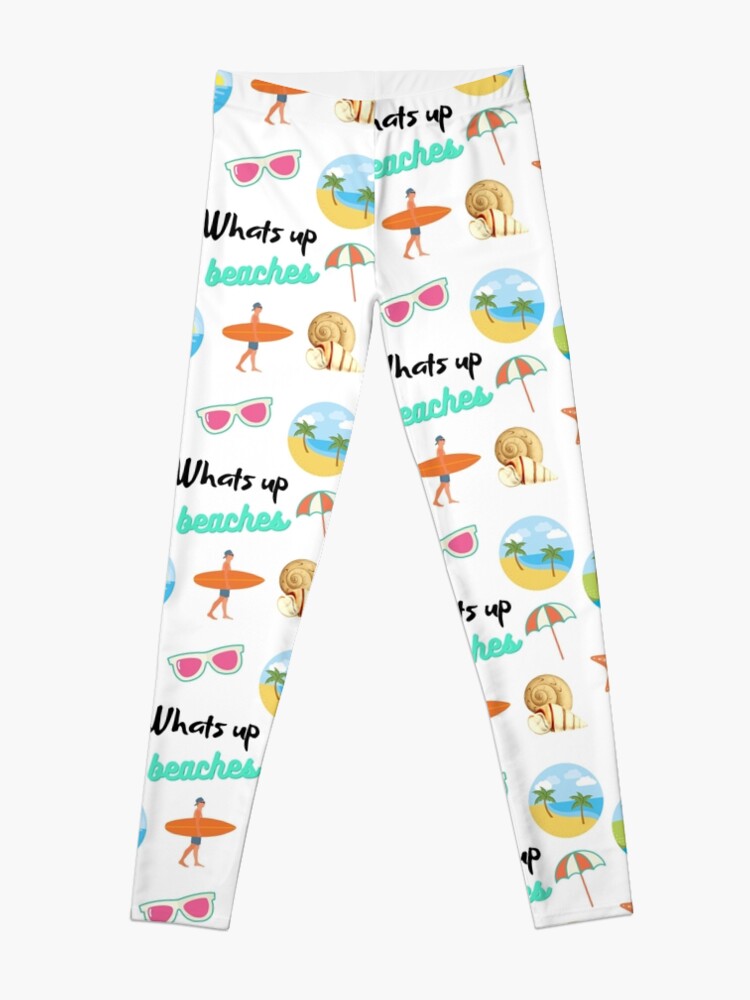 Disover Whats Up Beaches Sticker Pack Leggings
