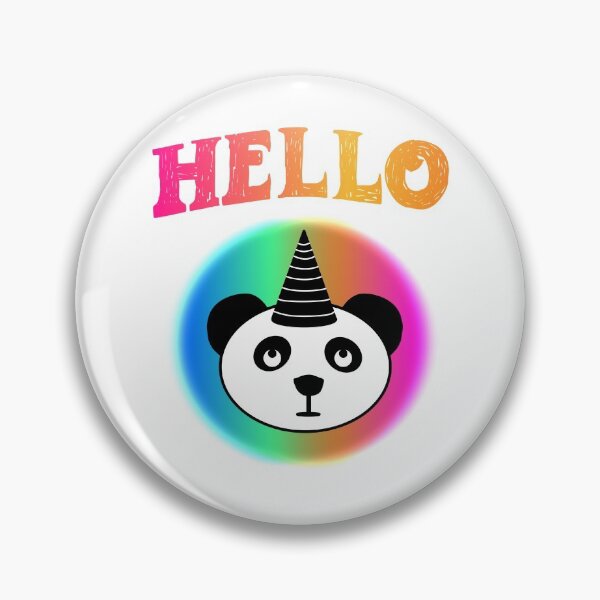 Item preview, Hello Pandacorn cute panda unicorn designed and sold by Tanya Mihe.