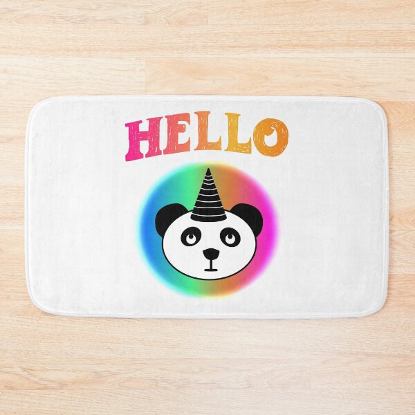 Item preview, Hello Pandacorn cute panda unicorn designed and sold by Tanya Mihe.