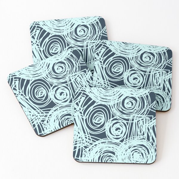 Item preview, Abstract curves seamless pattern designed and sold by stavina.