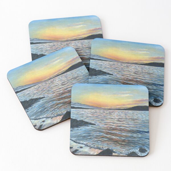 Item preview, Sunset seascape, Ireland painting designed and sold by Marion Yeo.
