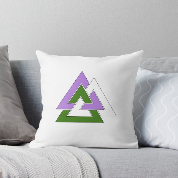 Item preview, Genderqueer/Non-binary Viking Valknut designed and sold by hereticbassist.