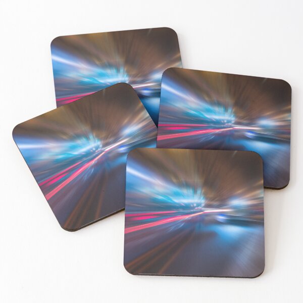 Item preview, Red abstract blacklight posters - hypercolor stars nebula designed and sold by Long Exposure.