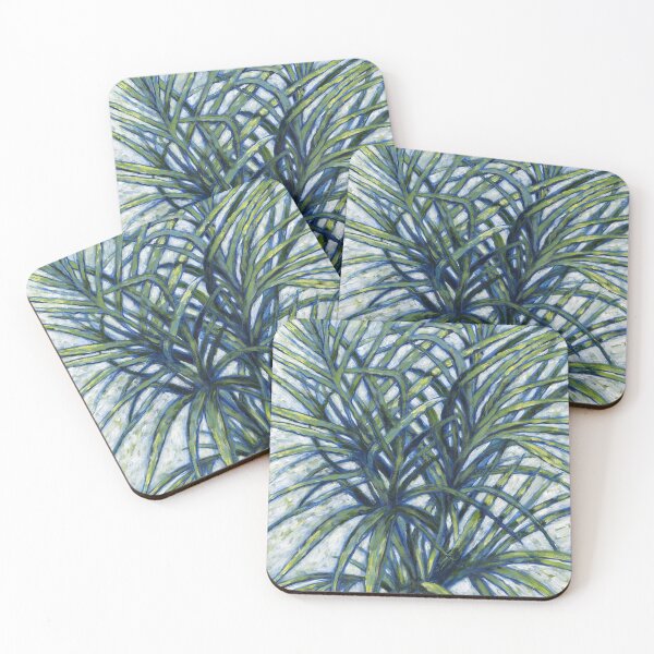 Item preview, Tropical leaves foliage art painting designed and sold by Marion Yeo.