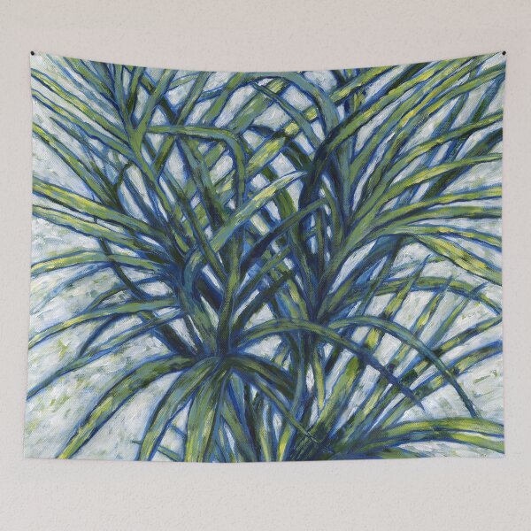 Item preview, Tropical leaves foliage art painting designed and sold by Marion Yeo.