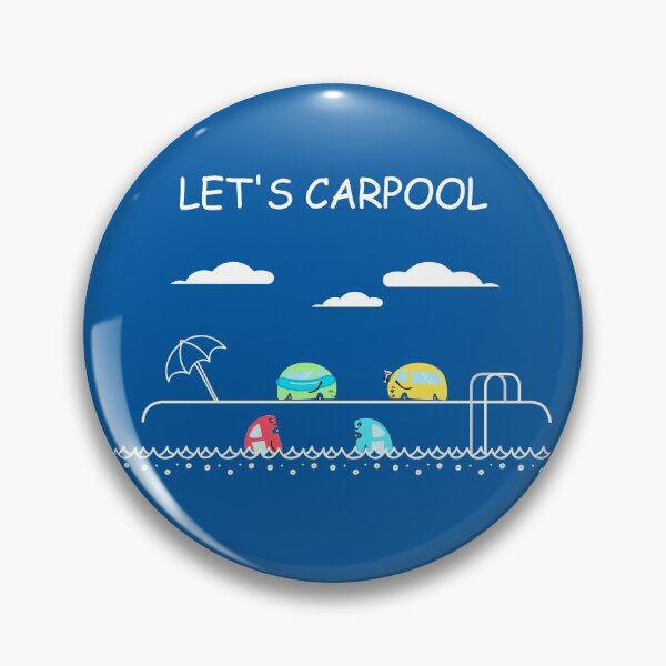 Item preview, Let’s Carpool Swimming Cars designed and sold by prettifyusa.