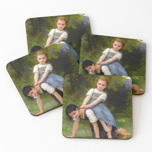 Item preview, The Horseback Ride by Bouguereau designed and sold by academic-art.