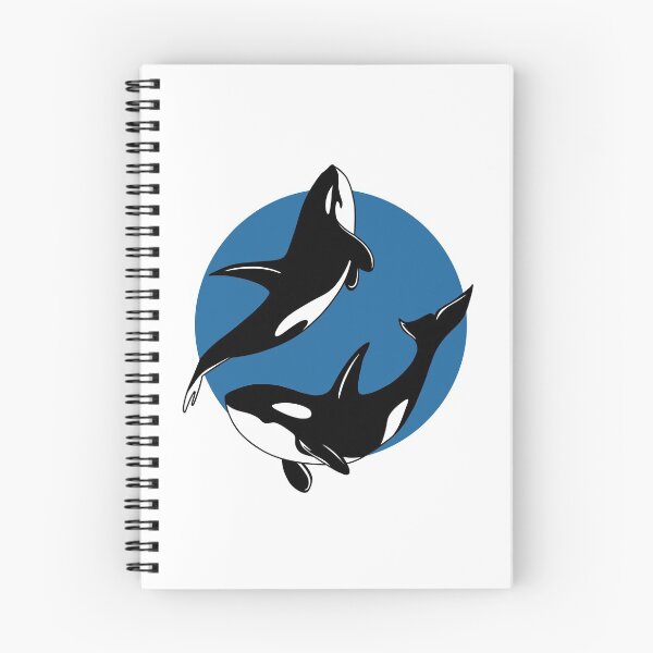 Item preview, Swimming Orca Whales designed and sold by SADAL1EN.