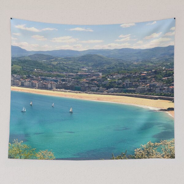 Item preview, Beautiful view of San Sebastian, Spain designed and sold by Silvina  Cupayolo.