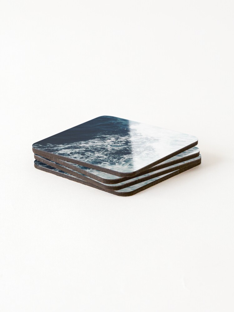 Thumbnail 4 of 5, Coasters (Set of 4), Blue ocean designed and sold by Roshankeenoo.