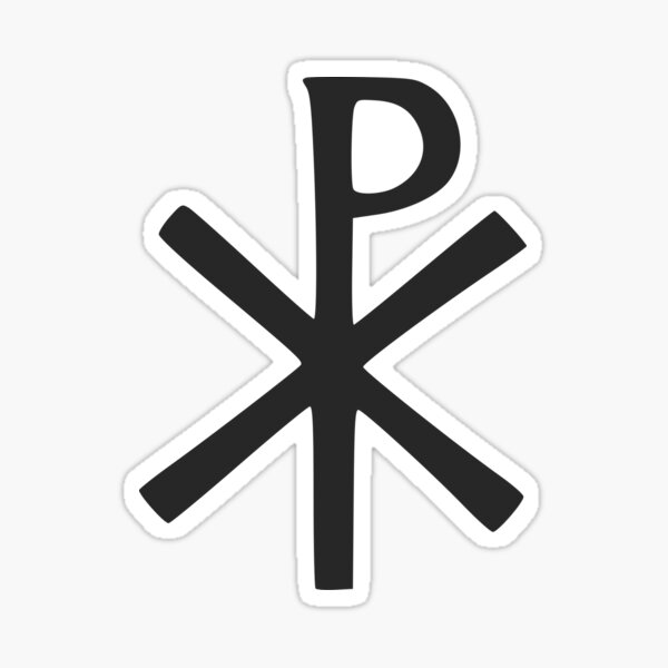 Chi-Rho symbol Sticker