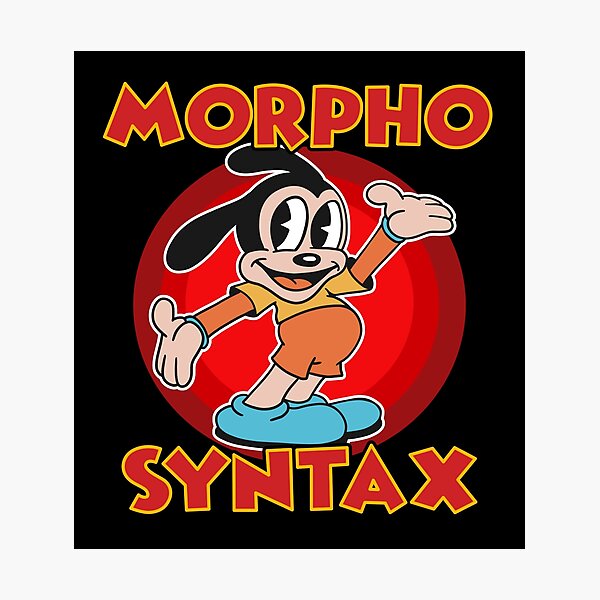 Item preview, Morphosyntax - Linguist Slp Geek designed and sold by isstgeschichte.