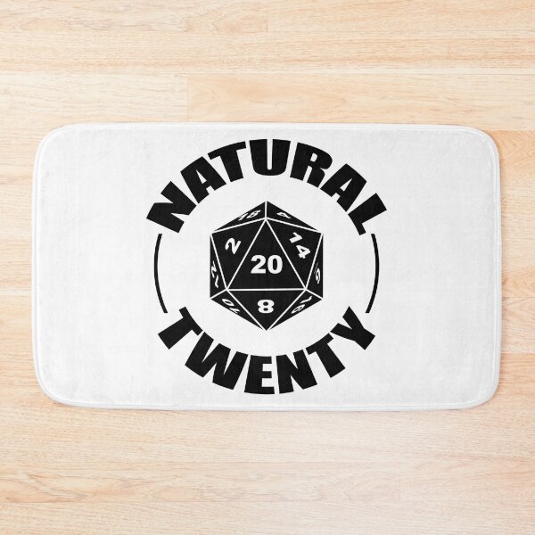 Item preview, Natural Twenty D20 designed and sold by Harley-Jay.