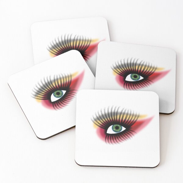 Item preview, Katy Perry WITNESS Eye with Full Track List Eyelash White Background designed and sold by cryaboutitnow.