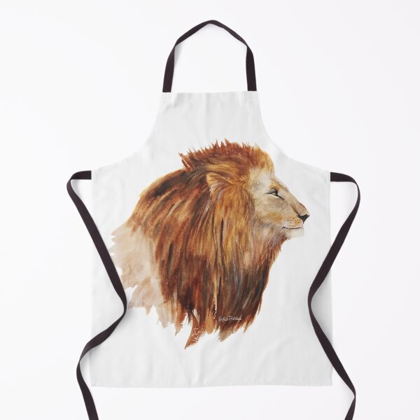Item preview, Watercolor Lion Side Face designed and sold by SoupSouka.