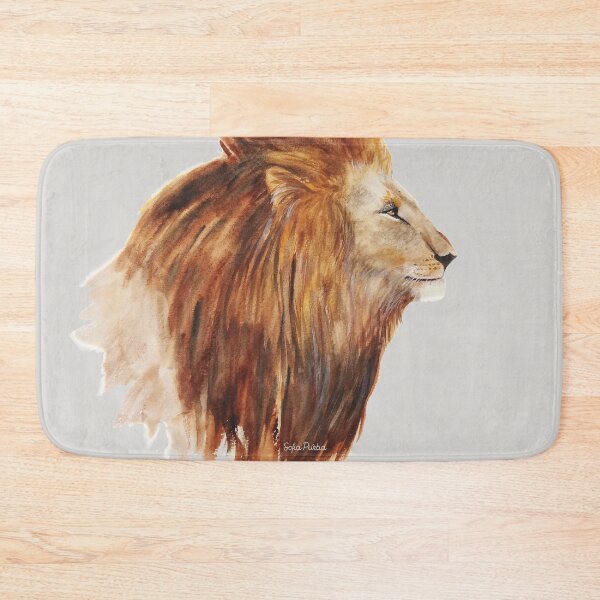 Item preview, Watercolor Lion Side Face designed and sold by SoupSouka.