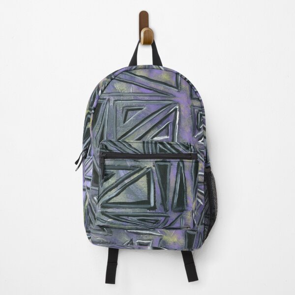 Item preview, Triangles design abstract painting designed and sold by Marion Yeo.