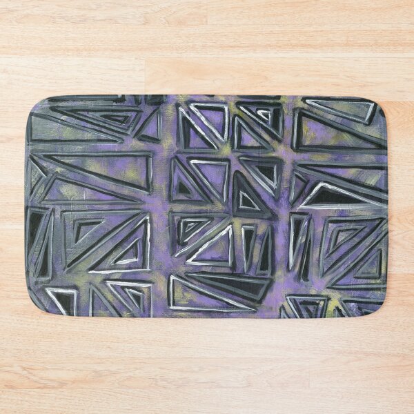 Item preview, Triangles design abstract painting designed and sold by Marion Yeo.