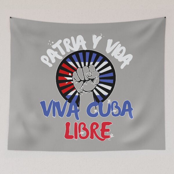 Item preview, Patria Y Vida Viva Cuba Libre - Free Cuba! designed and sold by Adonalyn.