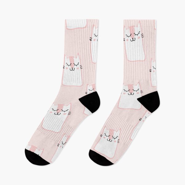 Item preview, Pink cat pattern designed and sold by Yellogo.